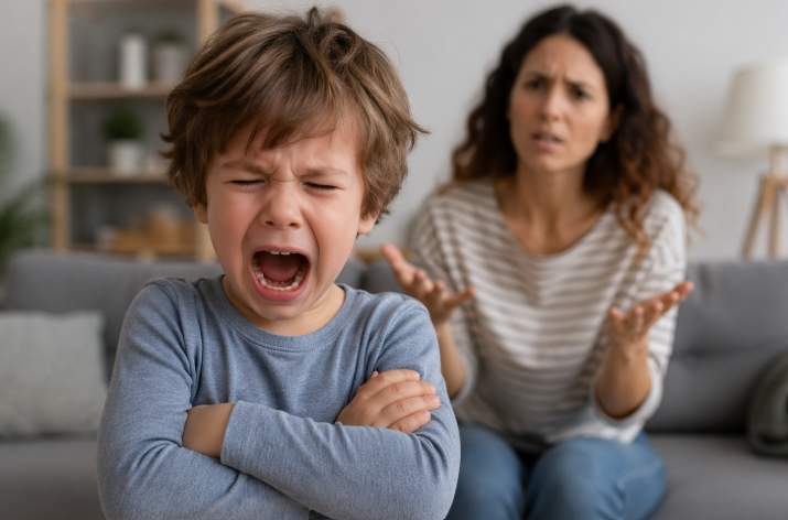 Mon enfant fait des crises et s’oppose : comment réagir sans aggraver la situation ?