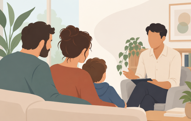 Guidance parentale avec un psychologue à Aubagne